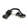 StarTech.com 2S1P PCI Express serijos ir lygiagretusis kombinuotas adapteris su išpjovos kabeliu