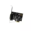 StarTech.com 2S1P PCI Express serijos ir lygiagretusis kombinuotas adapteris su išpjovos kabeliu