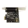 StarTech.com 2S1P PCI Express serijos ir lygiagretusis kombinuotas adapteris su išpjovos kabeliu