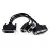 StarTech.com 2S1P PCI Express serijos ir lygiagretusis kombinuotas adapteris su išpjovos kabeliu