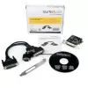 StarTech.com 2S1P PCI Express serijos ir lygiagretusis kombinuotas adapteris su išpjovos kabeliu