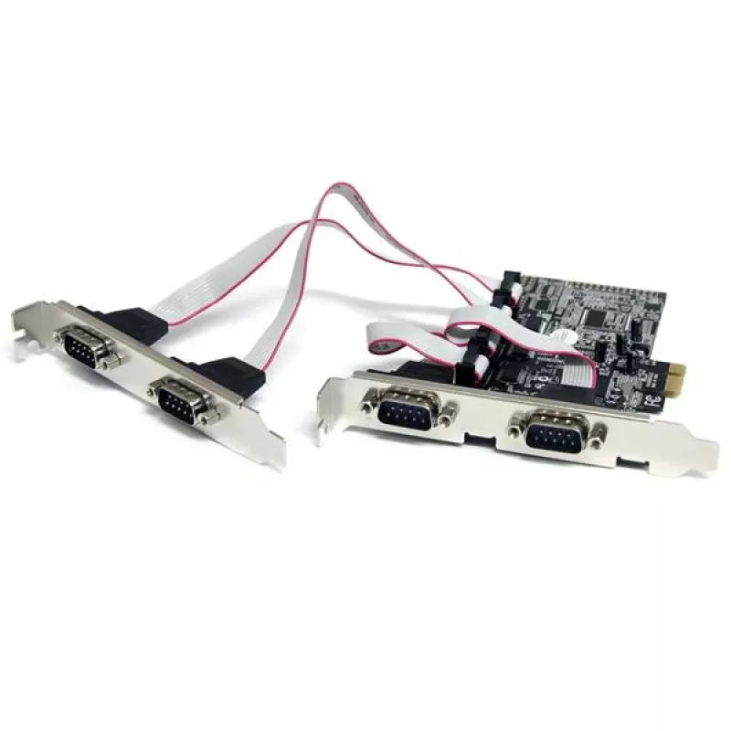 StarTech.com 4 prievadų savasis PCI Express RS232 serijos adapterio plokštė su 16550 UART