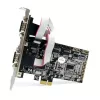 StarTech.com 4 prievadų savasis PCI Express RS232 serijos adapterio plokštė su 16550 UART