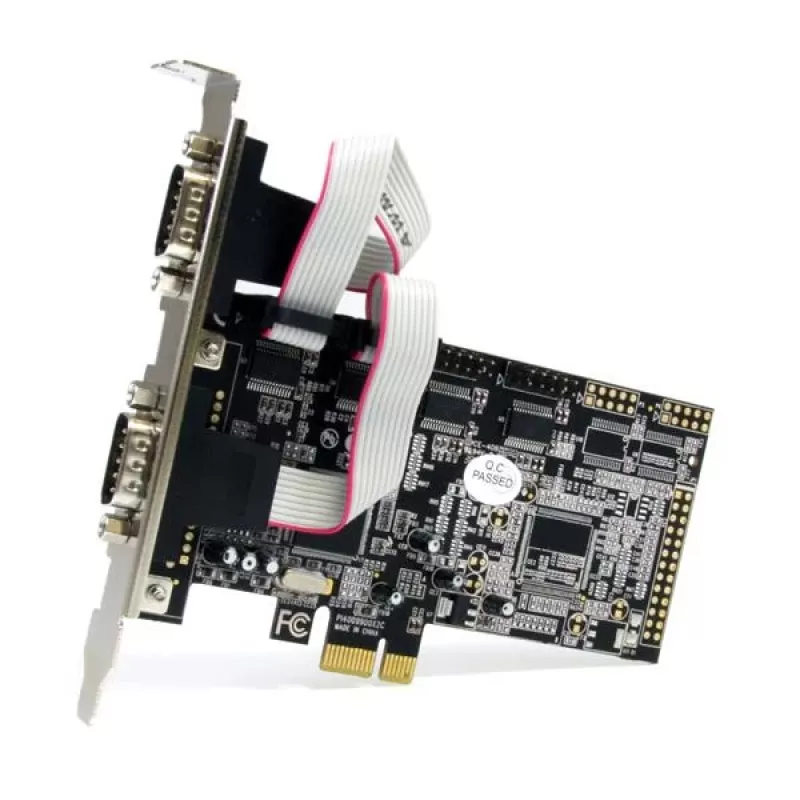 StarTech.com 4 prievadų savasis PCI Express RS232 serijos adapterio plokštė su 16550 UART