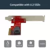 StarTech.com x4 PCI Express į SFF-8643 adapteris, skirtas PCIe NVMe U.2 SSD