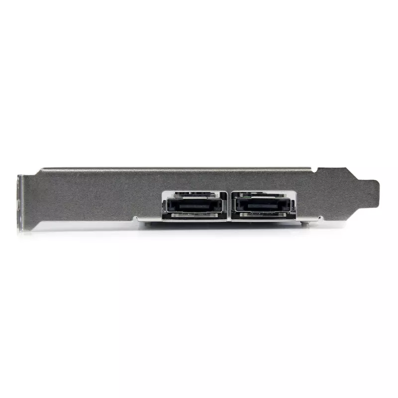 „StarTech.com“ 2 prievadų PCI Express SATA 6 Gbps eSATA valdiklio kortelė – dviejų prievadų PCIe SATA III kortelė – 2 vidiniai / 2 išoriniai