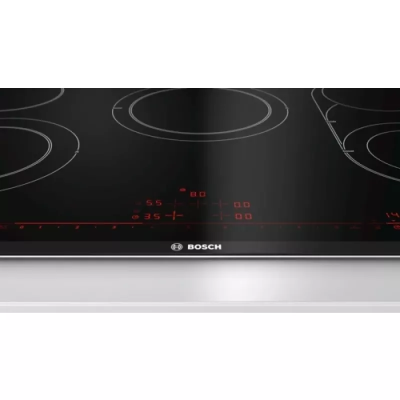 Bosch Serie 8 PKM875DP1D kaitlentė juoda, nerūdijantis plienas įmontuojama keraminė kaitlentė 5 zonos