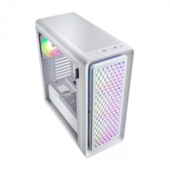 FSP CUT593P korpusas Full Tower mITX, mATX, ATX baltas ARGB