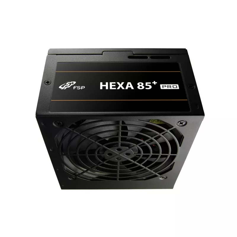FSP HEXA 85+ PRO 350W maitinimo blokas ATX ATX2.5 juodas, 350 W, 100 - 240 V, 50 - 60 Hz, 5 - 2 A, aktyvus, 85 W