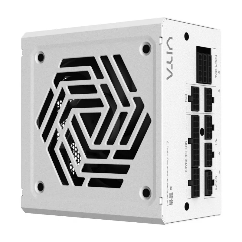 FSP VITA GM 850W baltas maitinimo blokas ATX ATX3.1 baltas, 850 W, 100–240 V, 50/60 Hz, 11–5,5 A, aktyvus, 100 W