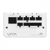 FSP VITA GM 850W baltas maitinimo blokas ATX ATX3.1 baltas, 850 W, 100–240 V, 50/60 Hz, 11–5,5 A, aktyvus, 100 W
