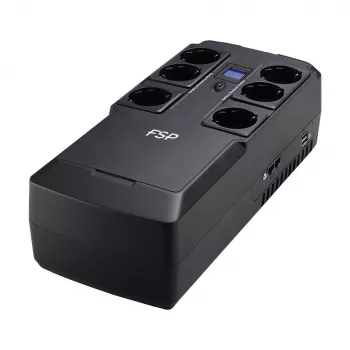 FSP NanoFit 800 nepertraukiamo maitinimo šaltinis (UPS) budėjimo režimo (Offline) 0,8 kVA 480 W 6 kintamosios srovės lizdai (-ų)