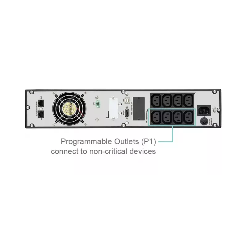 FSP Eufo 1.1k nepertraukiamo maitinimo šaltinis (UPS) Line-Interactive 1.1 kVA 990 W 8 kintamosios srovės lizdų (-ai)