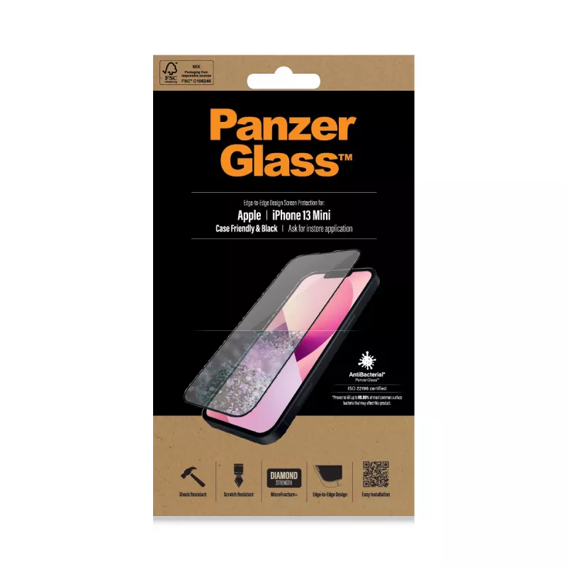 Ekrano apsauga PanzerGlass Apple iPhone 13 Mini Edge-to-Edge