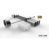 Vivolink PROADRING7S vaizdo kabelio adapteris DisplayPort + Mini DisplayPort + USB Type-C 3 x HDMI