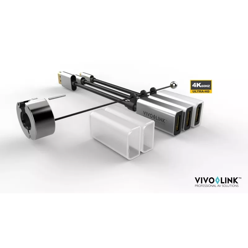 Vivolink PROADRING7S vaizdo kabelio adapteris DisplayPort + Mini DisplayPort + USB Type-C 3 x HDMI