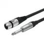 Vivolink PROAUDXLRFJACK10 audio kabelis 10 m XLR 6,35 mm juodas