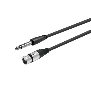 Garso kabelis Vivolink PROAUDXLRFJACKS1 1 m XLR (mot.) 6,35 mm (vyr.) juodas