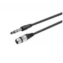 Garso kabelis Vivolink PROAUDXLRFJACKS1 1 m XLR (mot.) 6,35 mm (vyr.) juodas