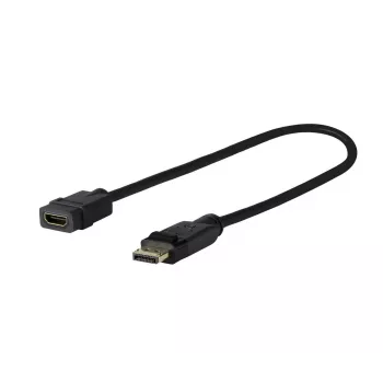Vivolink PRODPADAPHDMI vaizdo kabelio adapteris 0,2 m DisplayPort HDMI Juodas