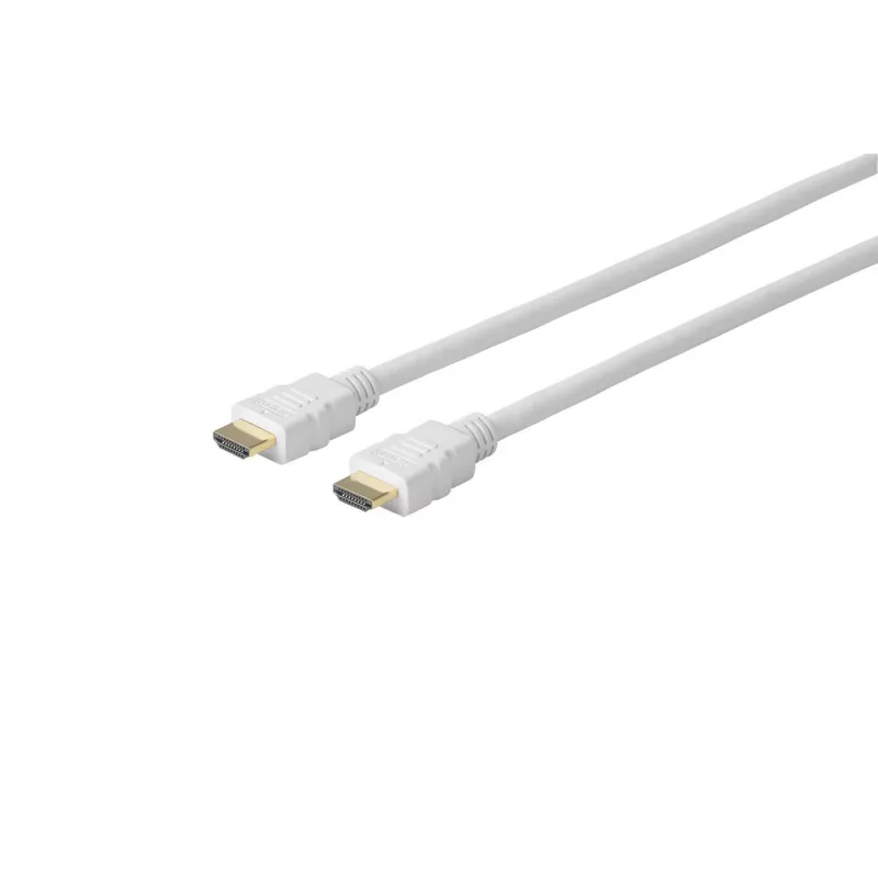 Vivolink Pro HDMI laidas, baltas, 0,5 m, itin lankstus