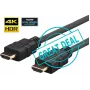 Vivolink 10x Pro HDMI kabelis 2 m itin lankstus, 2 m, HDMI A tipo (standartinis), HDMI A tipo (standartinis), 4096 x 2160 taškų, 3D, juoda