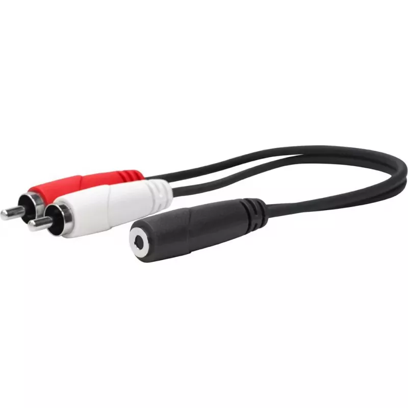 Vivolink PROMJFRCAM0.2 garso laidas 0,2 m 3,5 mm 2 x RCA Juodas