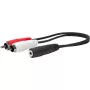 Vivolink PROMJFRCAM0.2 garso laidas 0,2 m 3,5 mm 2 x RCA Juodas