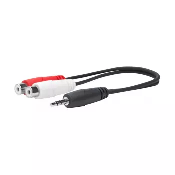 Vivolink PROMJMRCAF0.2 garso kabelis 0.2 m 2 x RCA 3.5mm Juoda