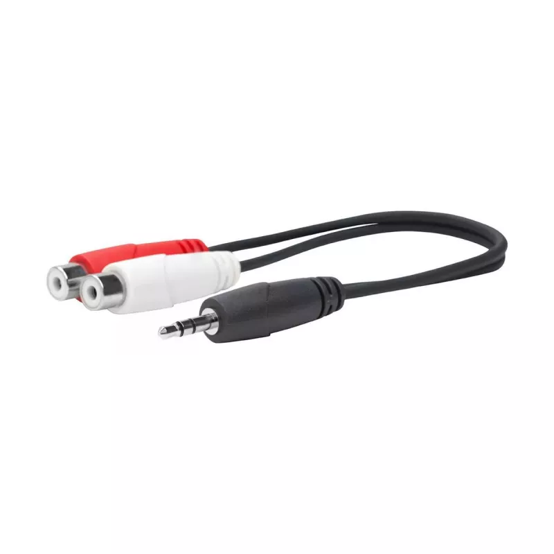 Vivolink PROMJMRCAF0.2 garso kabelis 0.2 m 2 x RCA 3.5mm Juoda