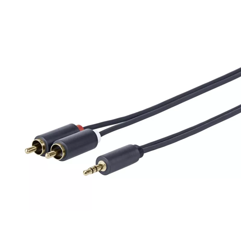 Vivolink PROMJRCA2.5 garso kabelis 2,5 m 3,5 mm 2 x RCA juodas