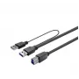 USB laidas Vivolink PROUSB3AB3C-DUAL didelės spartos duomenų perdavimui