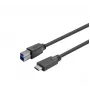 Vivolink PROUSBCBMM15 USB laidas USB 3.2 Gen 1 (3.1 Gen 1) 15 m USB C USB B Juodas