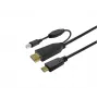 Vivolink PROUSBCHDMIUSBB10 USB laidas USB 3.2 Gen 1 (3.1 Gen 1) 10 m USB C juodas