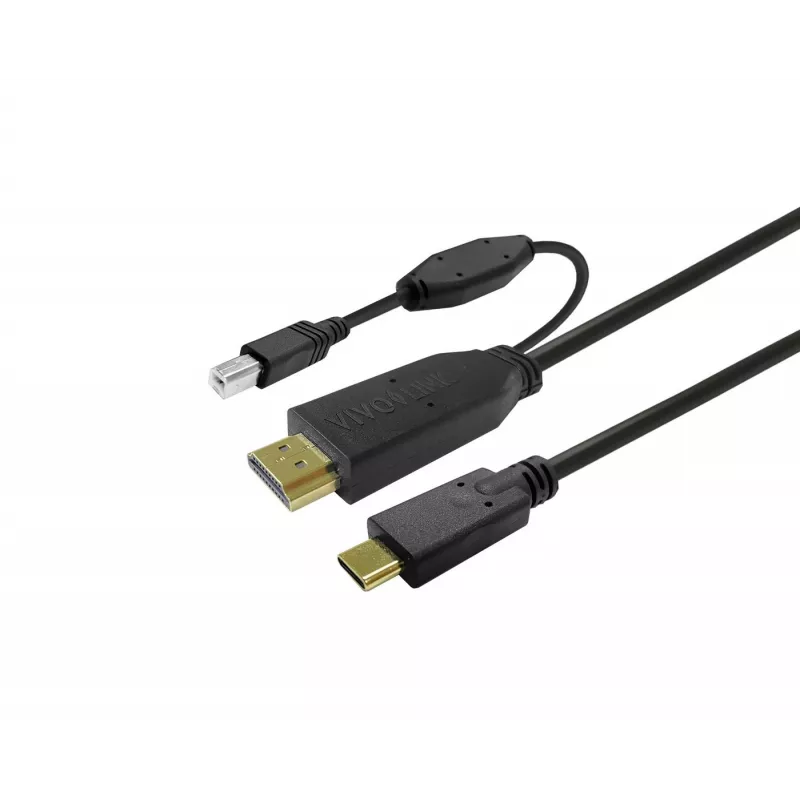 Vivolink PROUSBCHDMIUSBB7.5 USB laidas USB 3.2 Gen 1 (3.1 Gen 1) 7,5 m USB C juodas