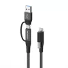 Vivolink PROUSBCMM1.5ADP USB kabelis USB 3.2 Gen 2 (3.1 Gen 2) 1,5 m USB C Juoda