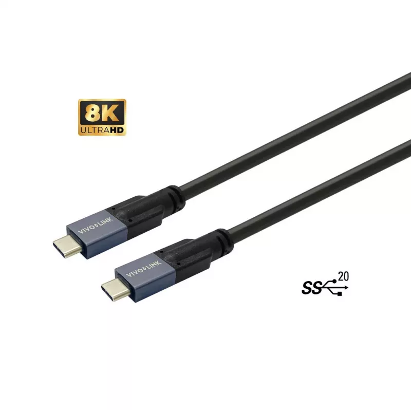 Vivolink PROUSBCMM7 USB laidas USB 3.2 Gen 2 (3.1 Gen 2) 7 m USB C juodas