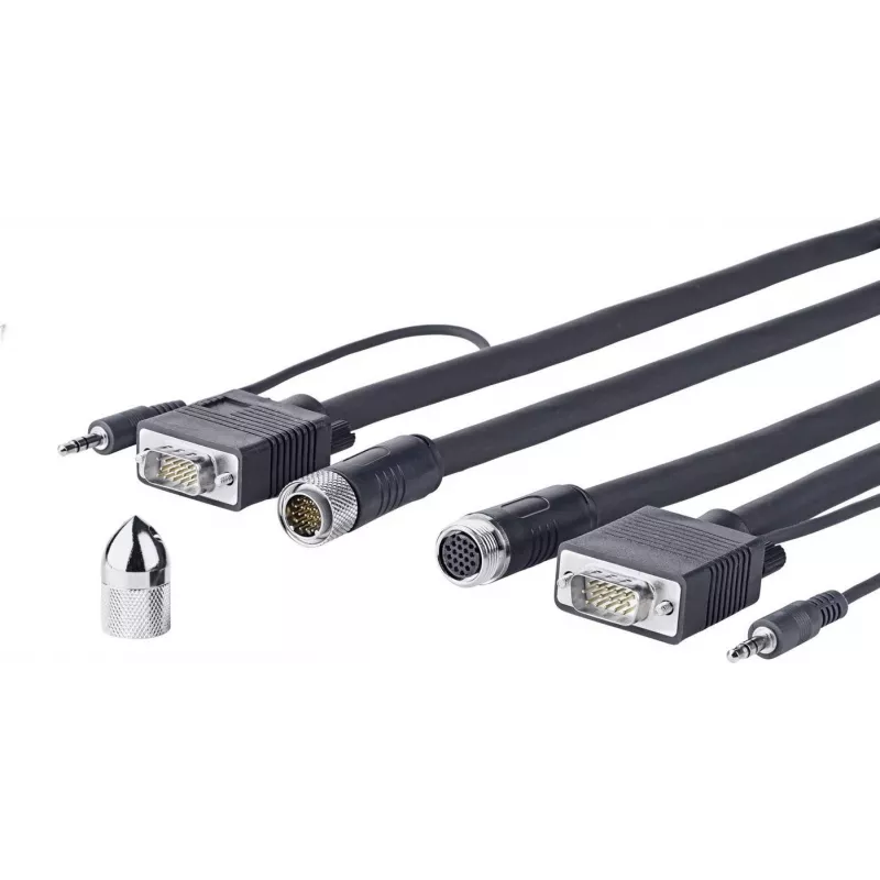 Vivolink PROVGASCW15 VGA kabelis 15 m VGA (D-Sub) juodas