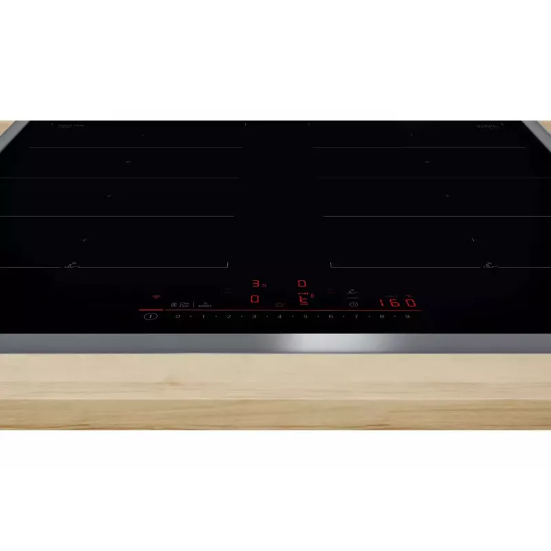 Bosch Serie 6 PXX645HC1E kaitlentė Juoda Integruojama 60 cm Zoninė indukcinė kaitlentė 4 zona (-os)