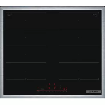 Bosch Serie 6 PXX645HC1E kaitlentė Juoda Integruojama 60 cm Zoninė indukcinė kaitlentė 4 zona (-os)