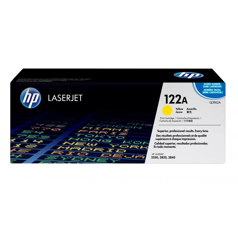 HP 122A geltona Originali LaserJet tonerių kasetė 1 vnt.