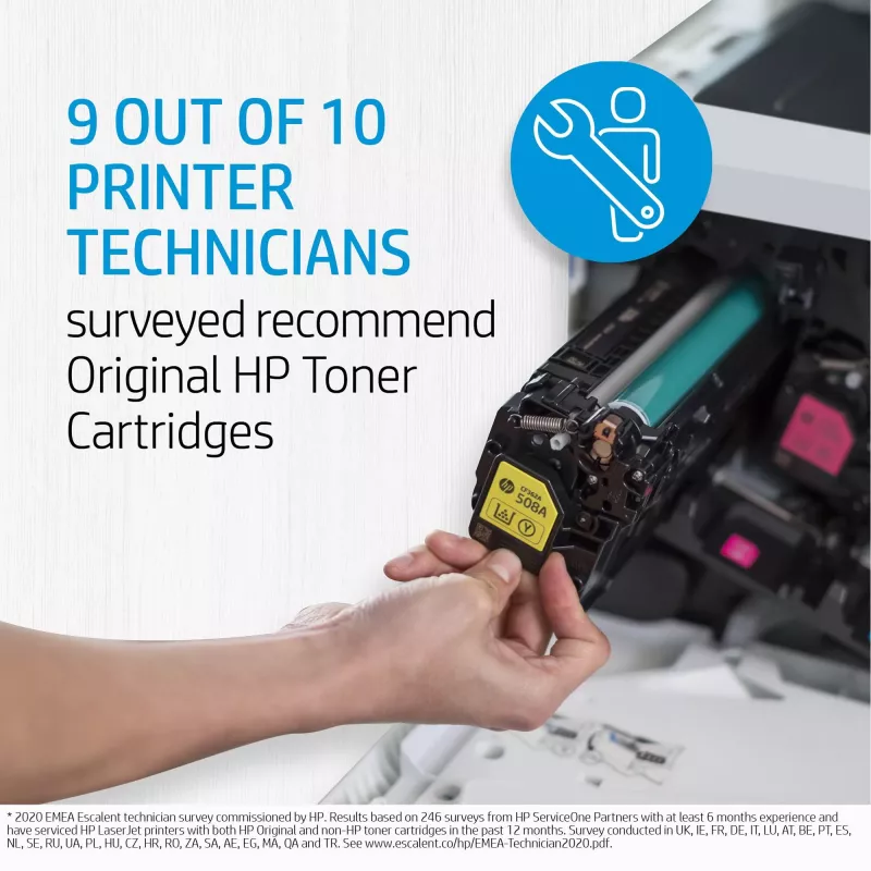 HP 124A Originalius juodas LaserJet dažų kasetė