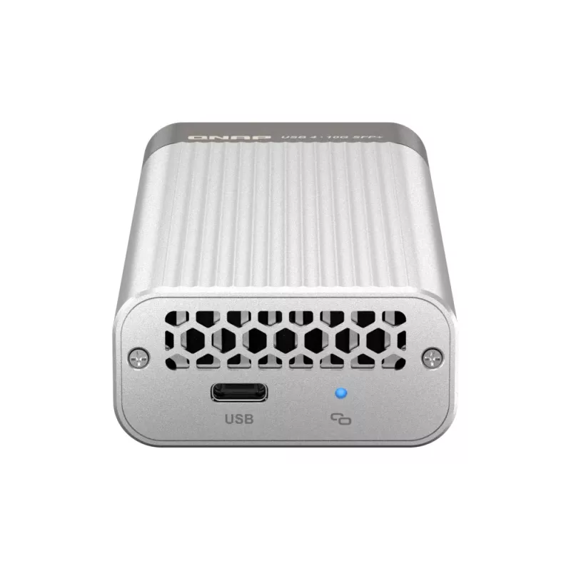 QNAP USB 4 Type-C į 1 x 10GbE SFP+ tinklo adapteris A Ethernet 10000 Mbit/s
