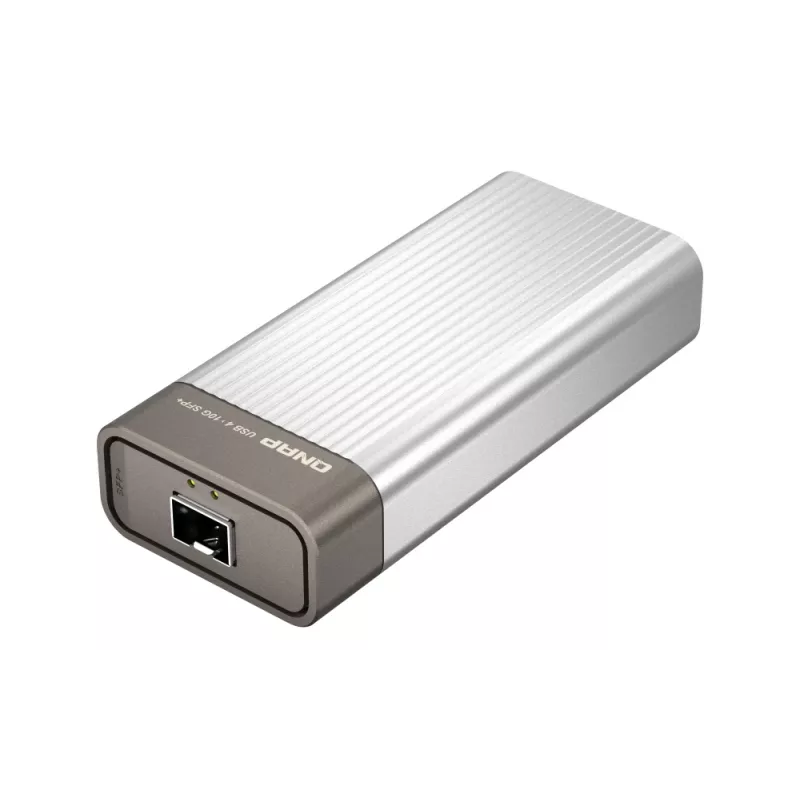 QNAP USB 4 Type-C į 1 x 10GbE SFP+ tinklo adapteris A Ethernet 10000 Mbit/s