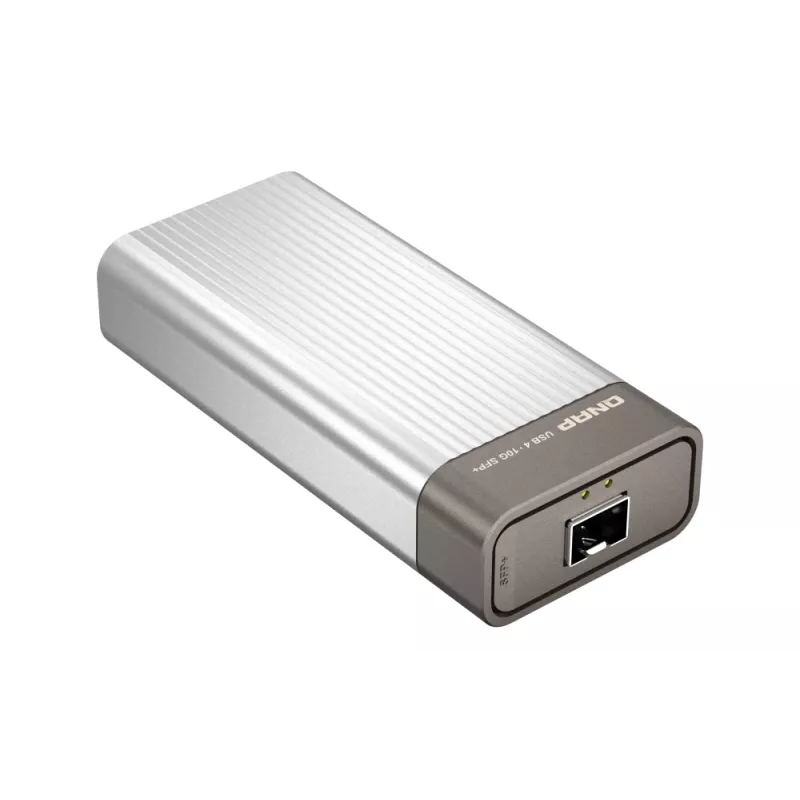 QNAP USB 4 Type-C į 1 x 10GbE SFP+ tinklo adapteris A Ethernet 10000 Mbit/s