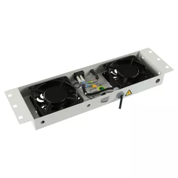 Stovo priedas Lanview RAF115WH-UK 1U 2 ventiliatoriai Baltas