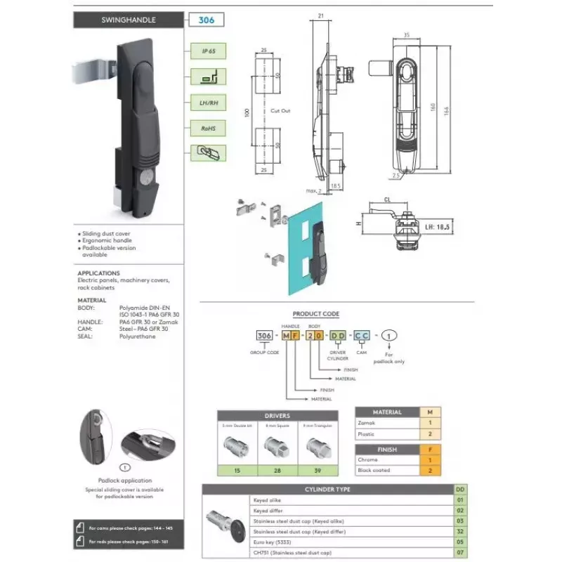 Stovo priedas Lanview RAX635 svoris 103 g