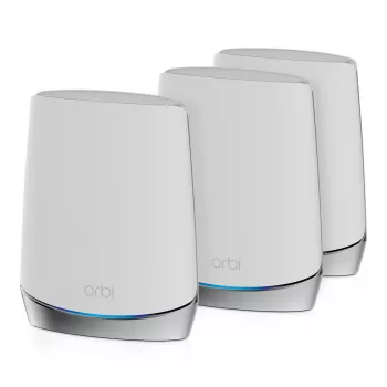 NETGEAR Orbi RBK753 AX4200 WiFi 6 tinklinė sistema Tri-band (2.4 GHz / 5 GHz / 5 GHz) Wi-Fi 6 (802.11ax) Balta 7 vidinės