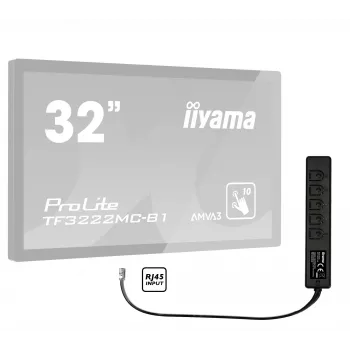 iiyama RC TOUCHV01 nuotolinio valdymo pultas Laidinis Monitorius Mygtukai