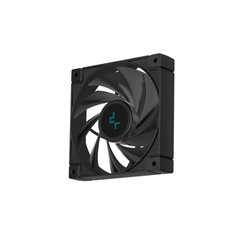 PC korpusas DeepCool CC560 V2 Midi Tower juodas — ATX/microATX, grūdintas stiklas, RGB priekinis apšvietimas, 360 mm priekinis radiatorius, 370 mm GPU
